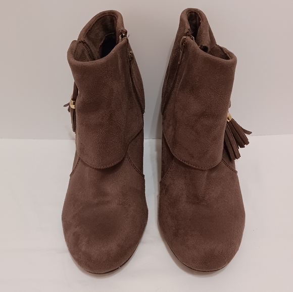 🔥 Zigi Soho Kris Hidden Wedge Brown Booties size 8 - Picture 4 of 6
